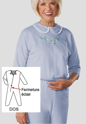 Kleider für Menschen mit Bewegungs-Behinderungen - Einteilige Anzug für Patient mit Alhzeimer